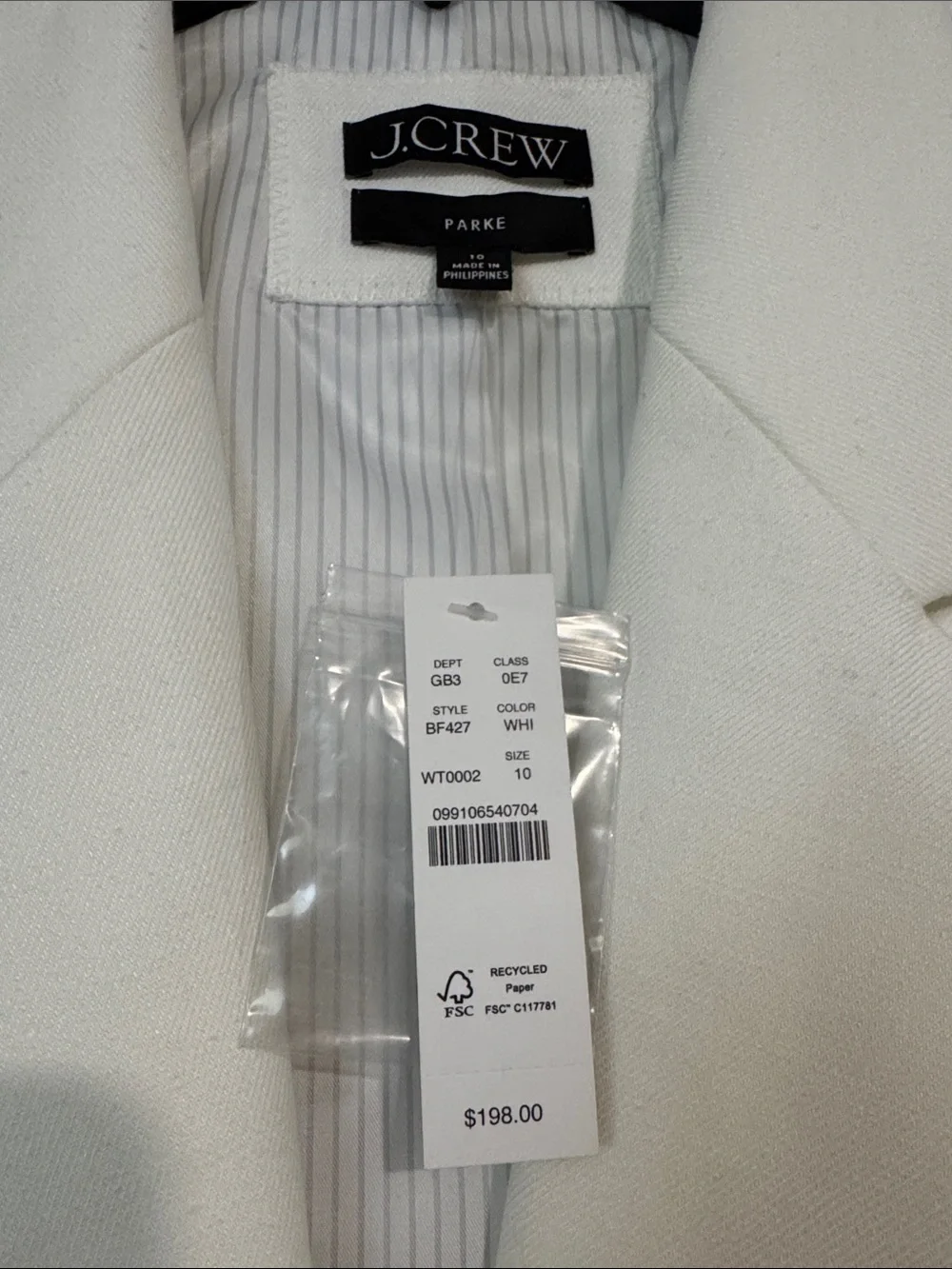 J. Crew new tags